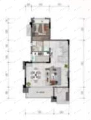 4室3厅3卫建面217平户型图