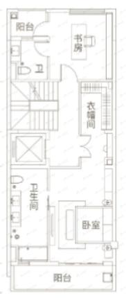 子君山麓城4室3厅6卫户型图