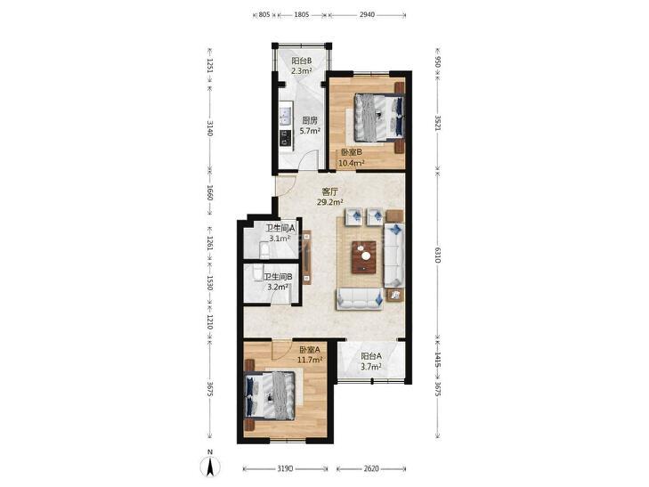 整租·黄辛庄(东里)