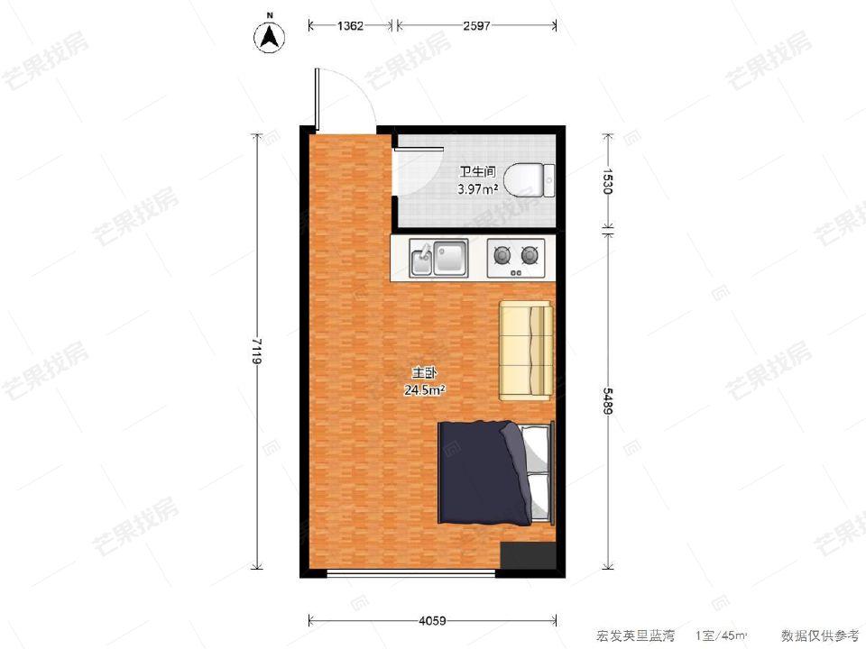 整租·宏发英里(蓝湾)