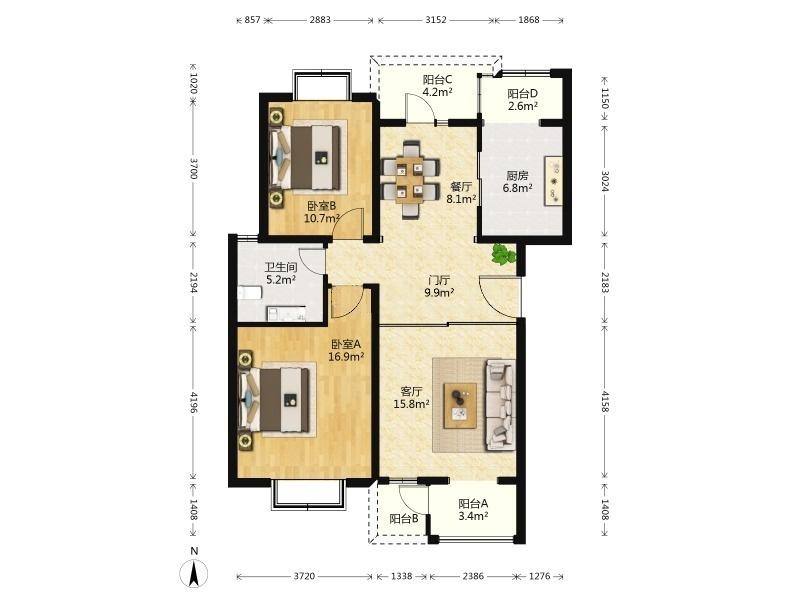 整租·中体奥林匹克花园(一期)