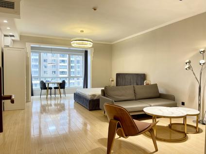 朝阳建国门外整租 世贸国际公寓1室1厅/79平/中楼层
