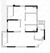 3室2厅2卫建面98平户型图
