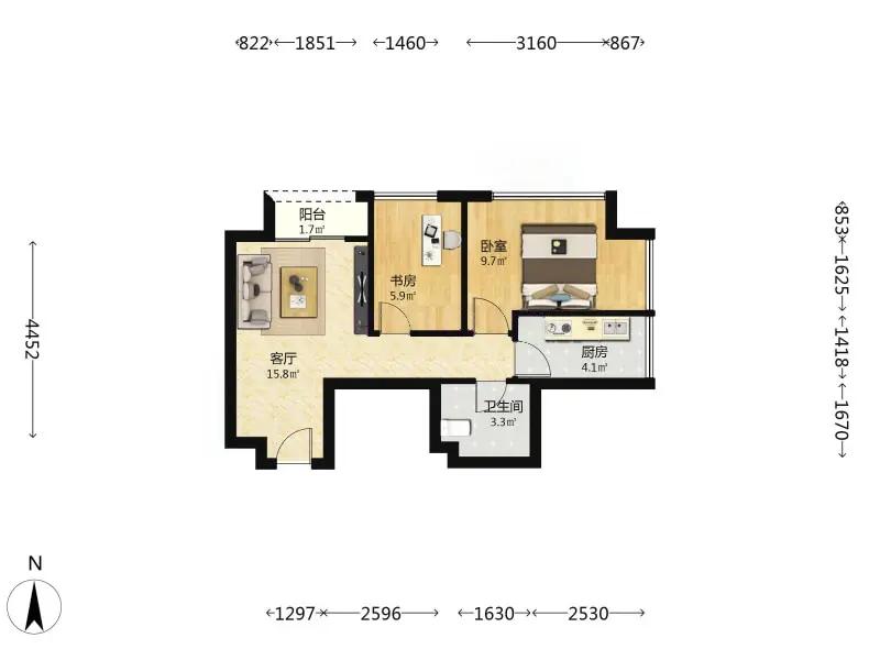 整租·广州融创文旅城(雪域华府B1区)