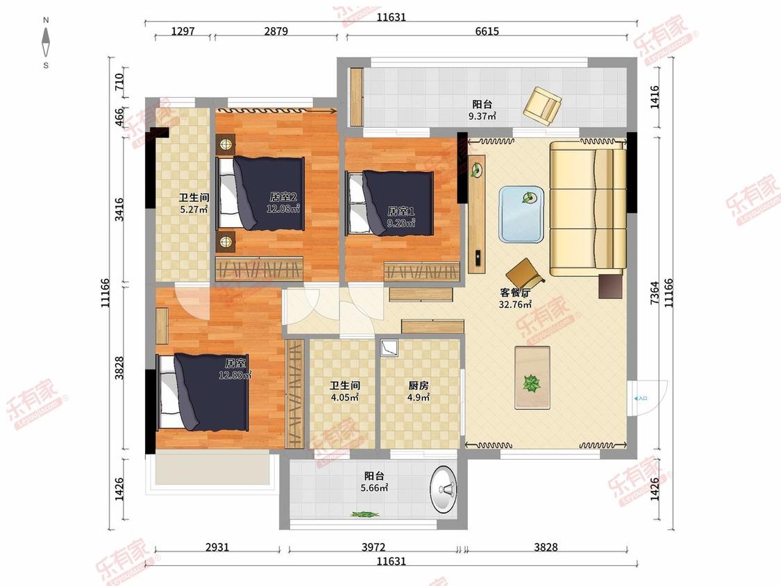 整租·城市名庭