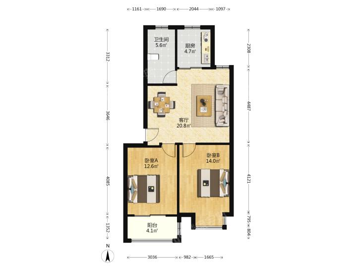 整租·山水阳光