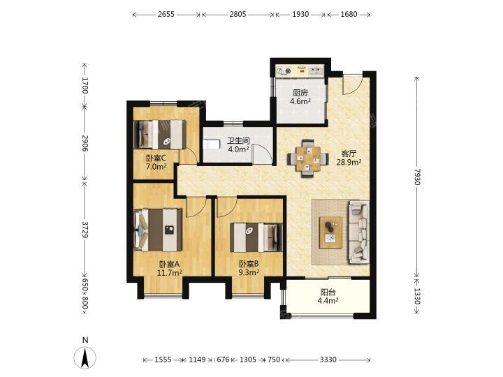 整租·融创时代宜城