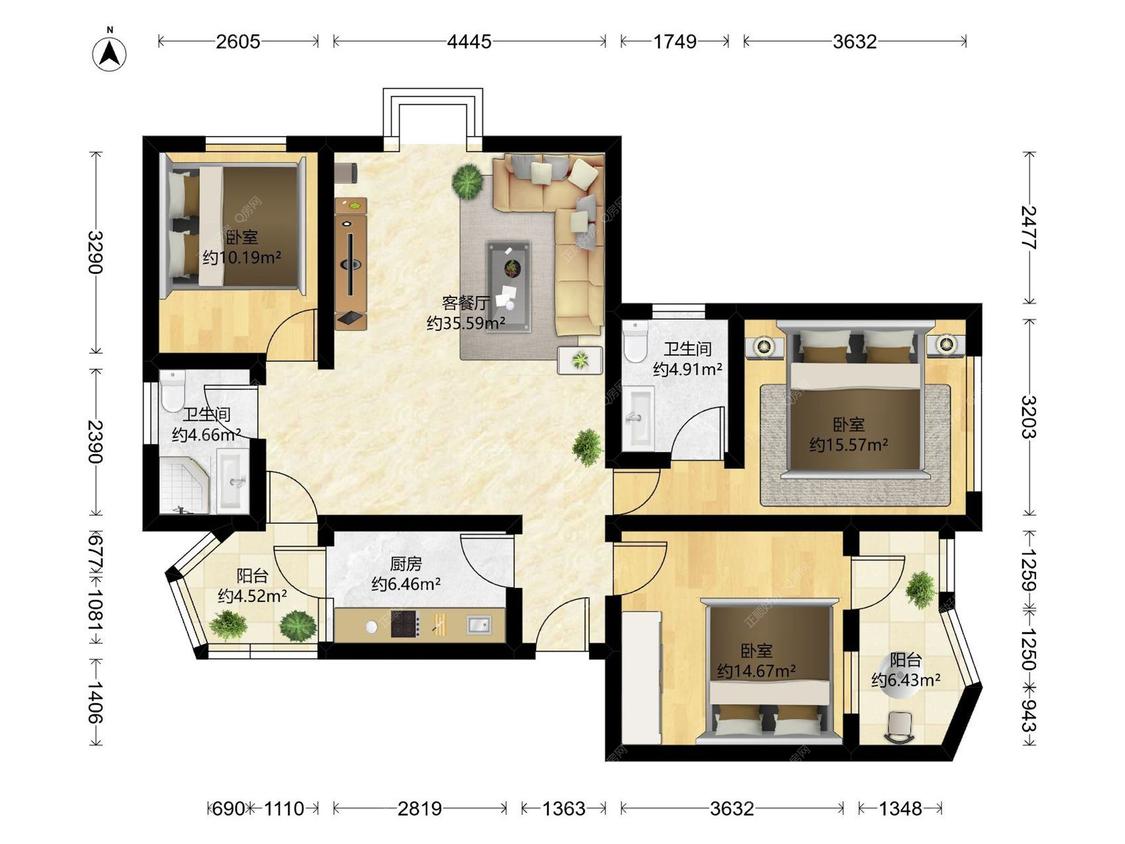 整租·鸿景花园