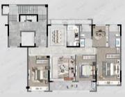 正荣鹤亭熙青府4室2厅2卫户型图