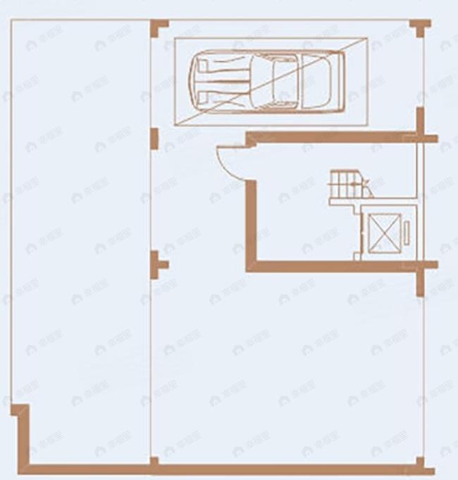 6室1厅7卫建面283平户型图