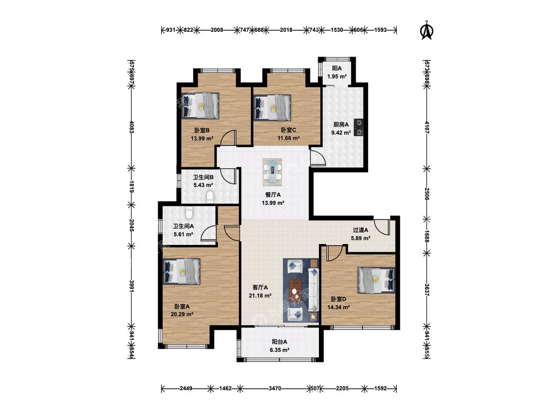整租·九龙仓时代上城(年华里)