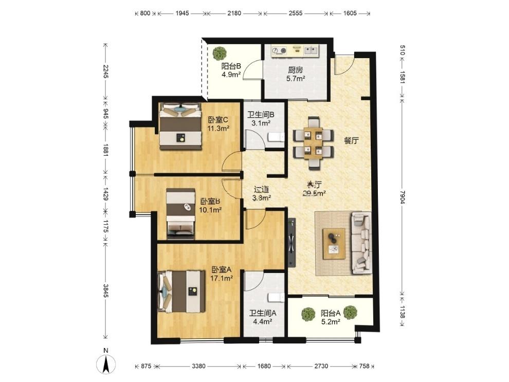 整租·万科广场幸福里