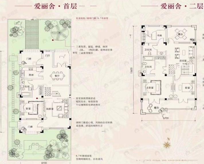 安纳溪VILLA4室3厅3卫户型图