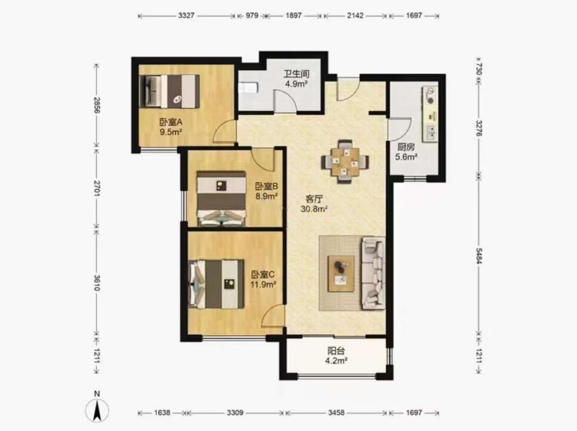 整租·南长安街壹号(一期)