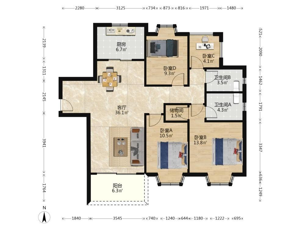 整租·金象朗诗红树林