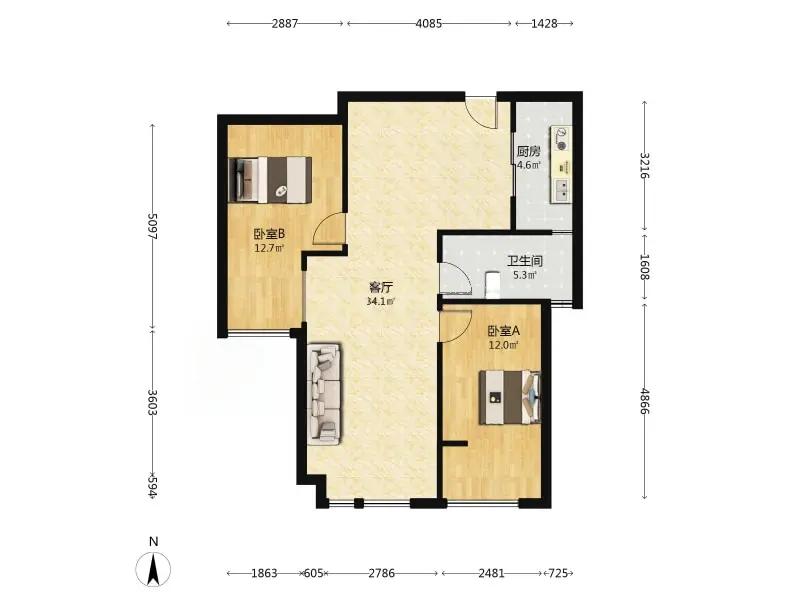 整租·汉桥城中花园(C区)