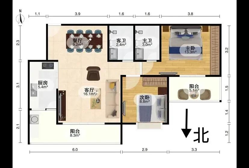 整租·和锦名苑