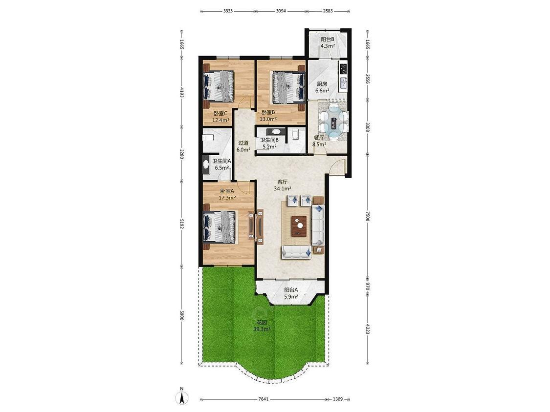 整租·北潞冠家园