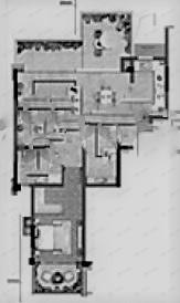 4室2厅3卫建面134m²南户型图