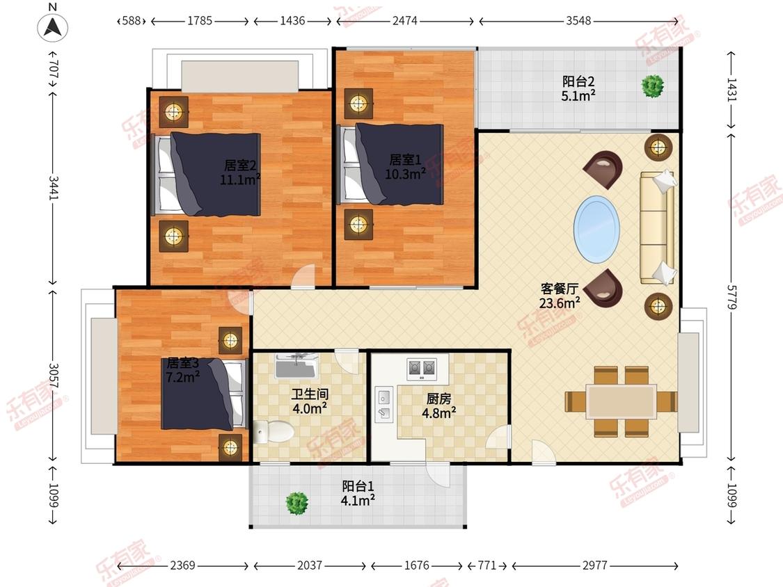 整租·香榭峰景苑