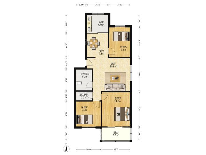 整租·高科花园