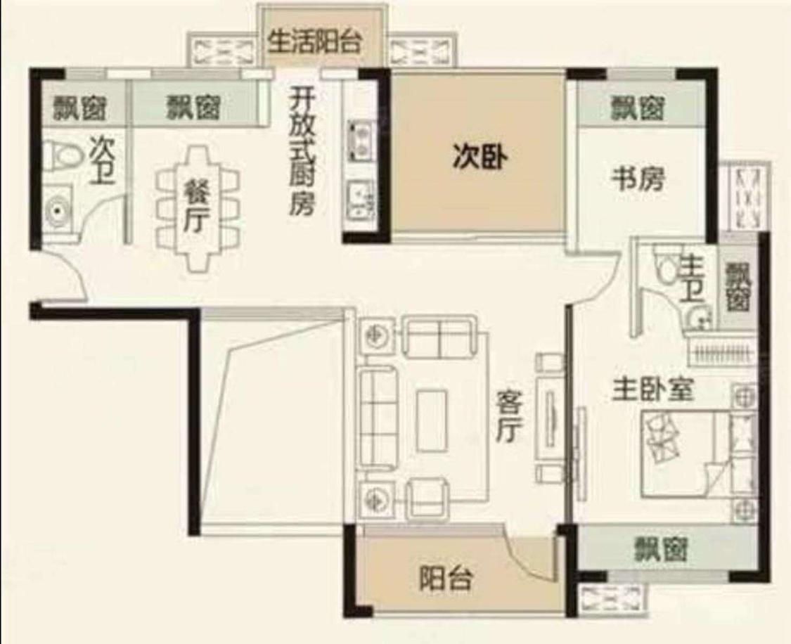 整租·荣和大地二组团阳光里