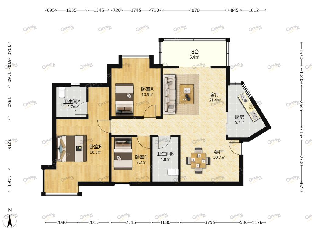 整租·城南锦绣