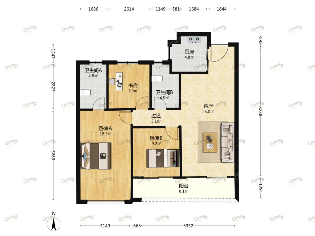 整租·保利天悦