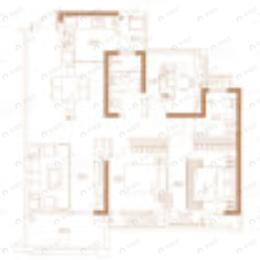 3室2厅2卫建面109平北户型图