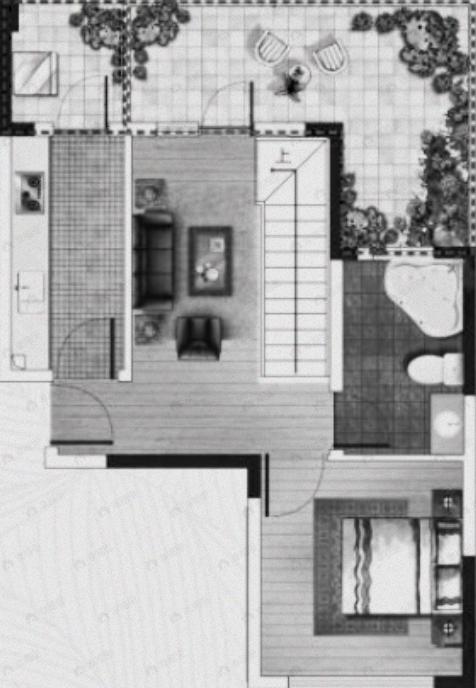 3室1厅2卫建面98平南户型图