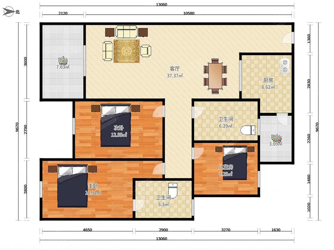 整租·华茵桂语