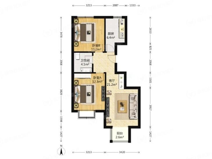 整租·下坡屯家园(二区)