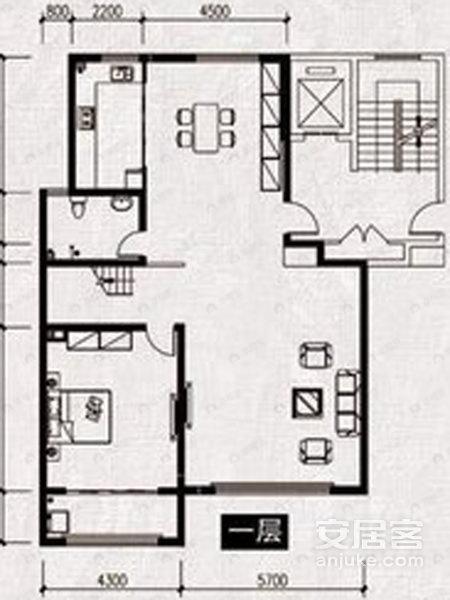 新富佳苑4室2厅3卫户型图