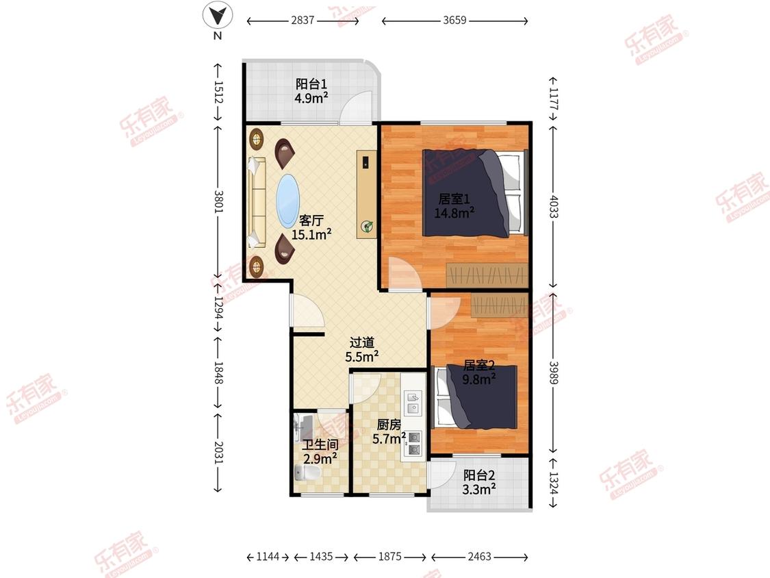 合租·贝丽花园