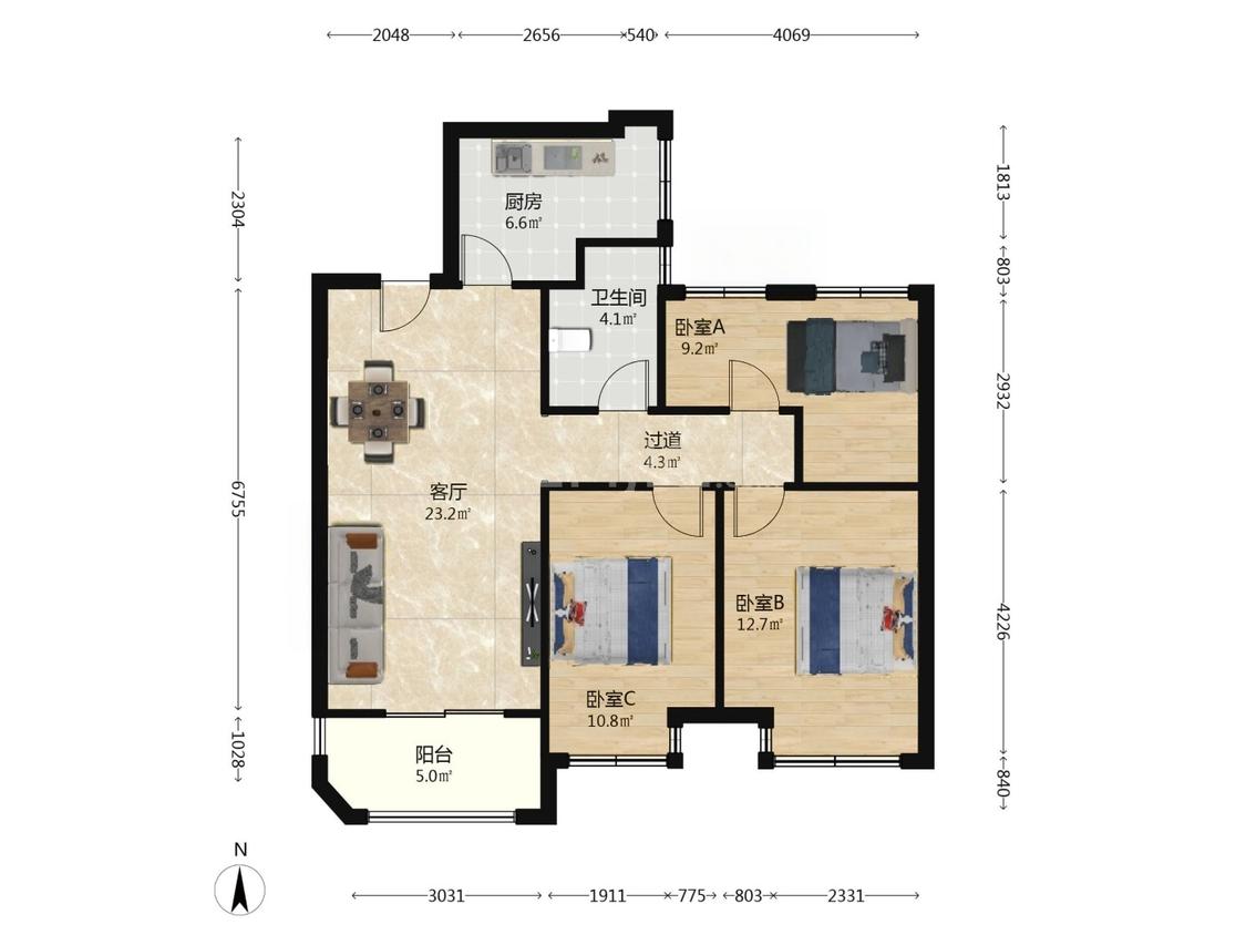 整租·金地湖城艺境