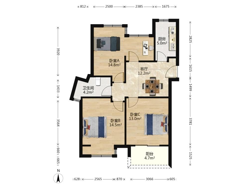 整租·金地湖城艺境