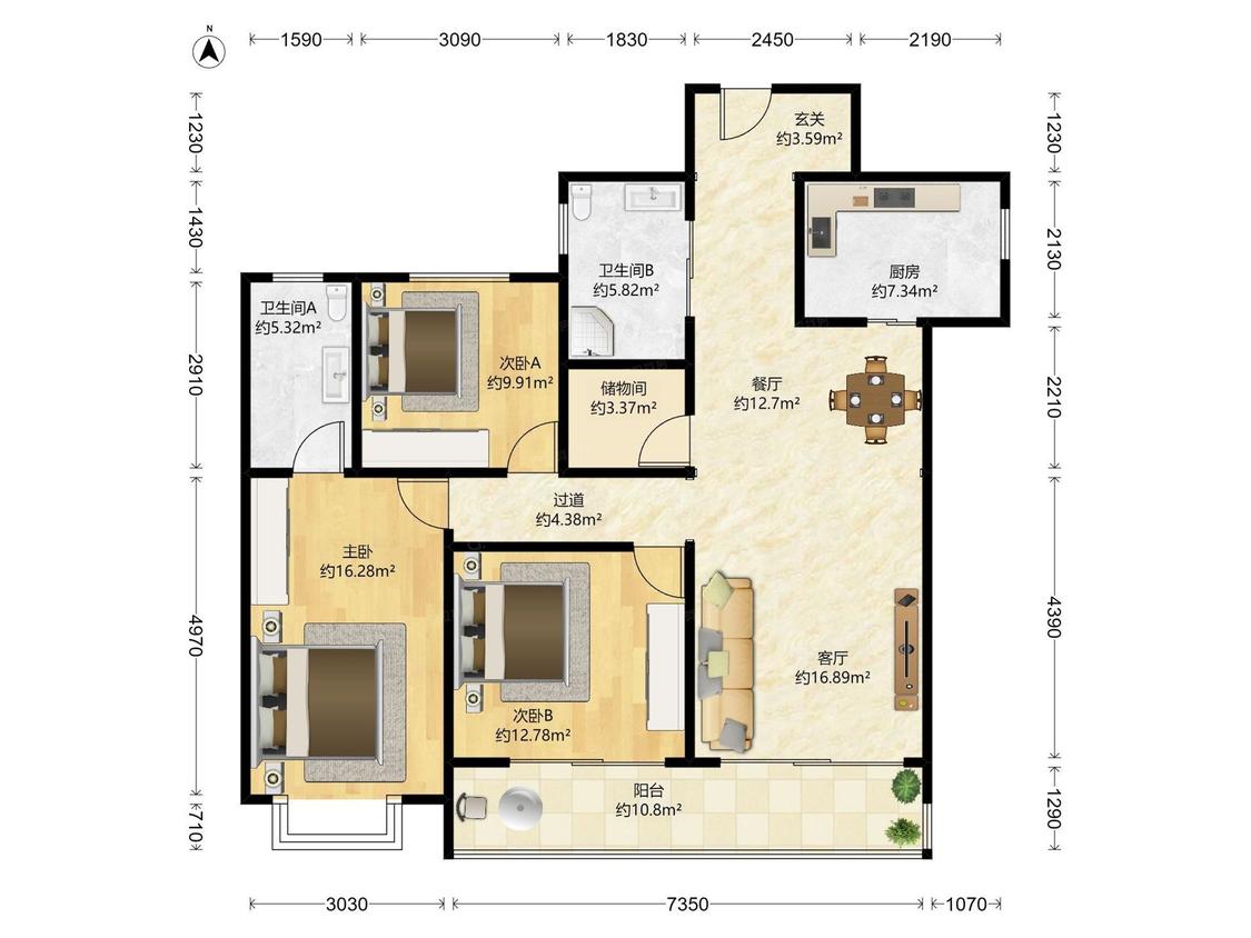 整租·江望悦府