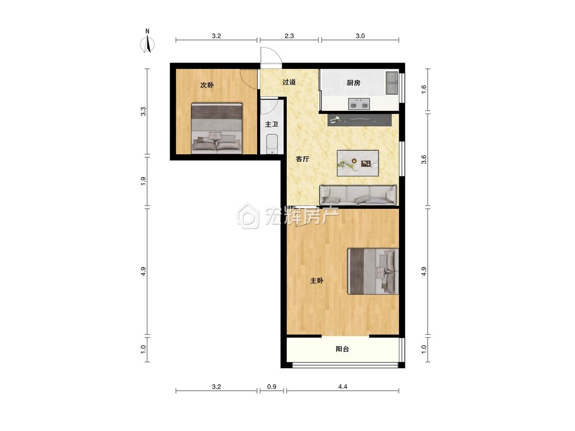 整租·市规划局家属院