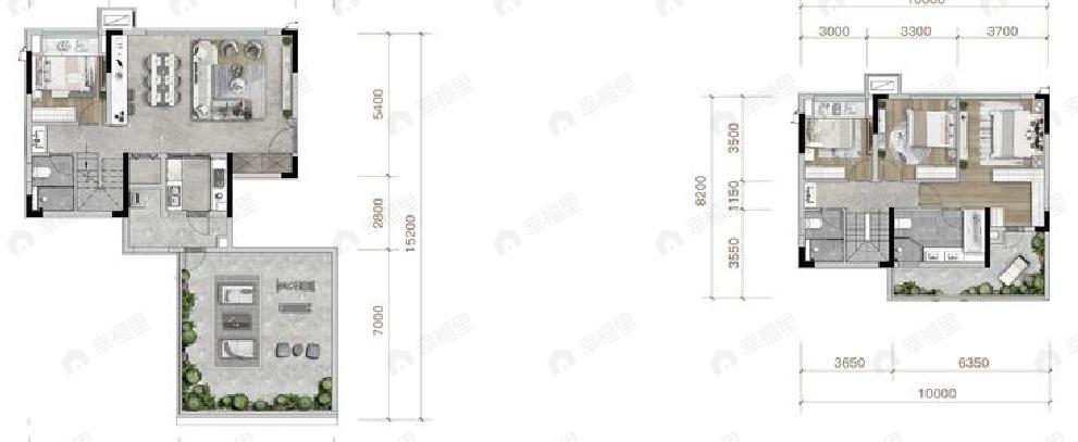 华宇金科锦绣原麓4室2厅3卫户型图
