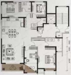 银川院子4室2厅3卫户型图