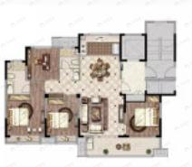 4室2厅2卫建面139平户型图