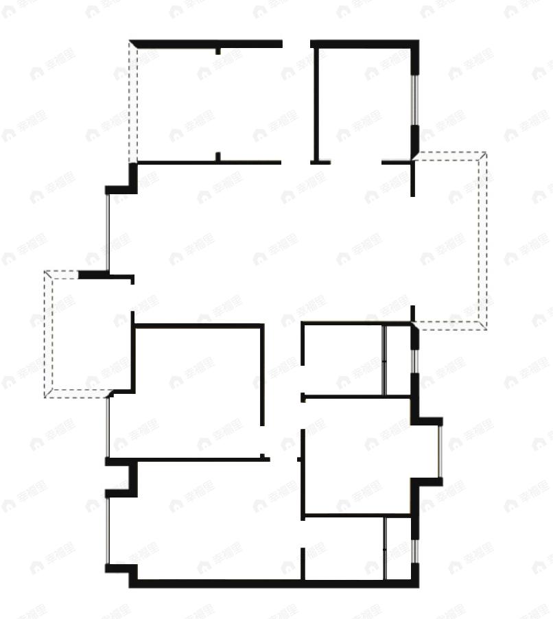 顺欣花园3室2厅2卫户型图