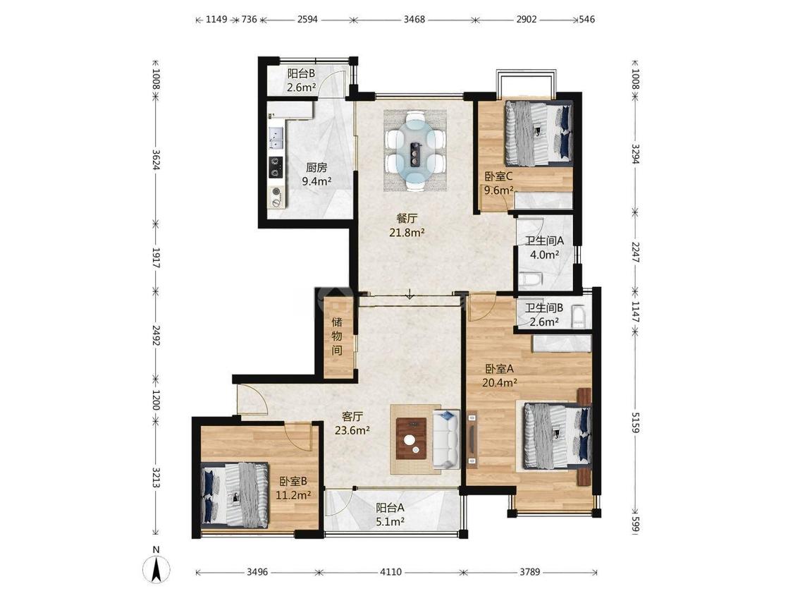 整租·逸翠园(北区)