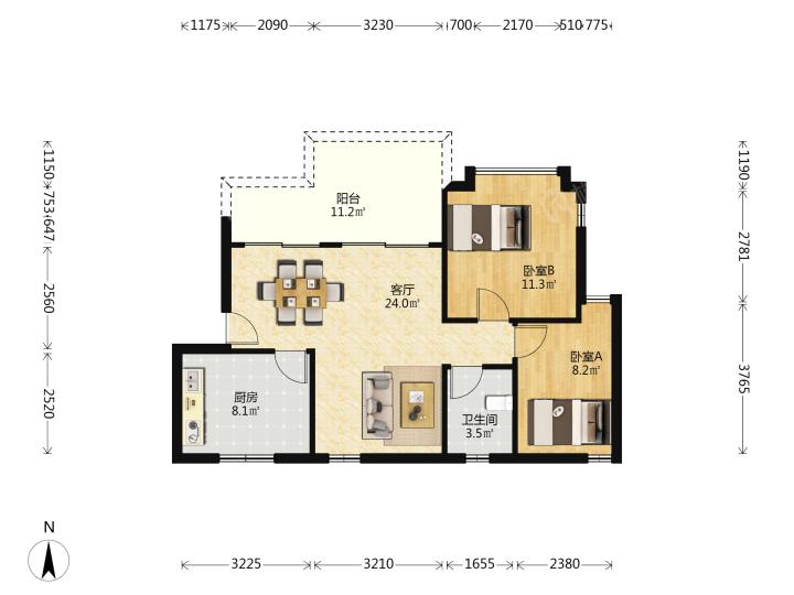 整租·祈福新村(湖景居)
