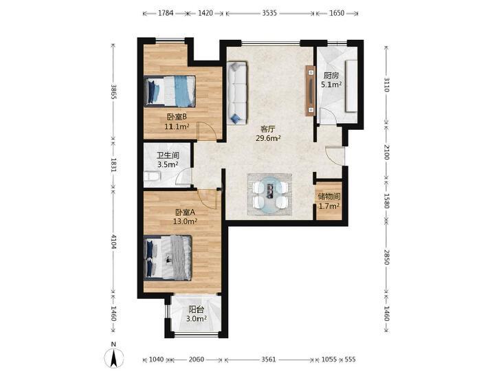 整租·华业东方玫瑰(C区)