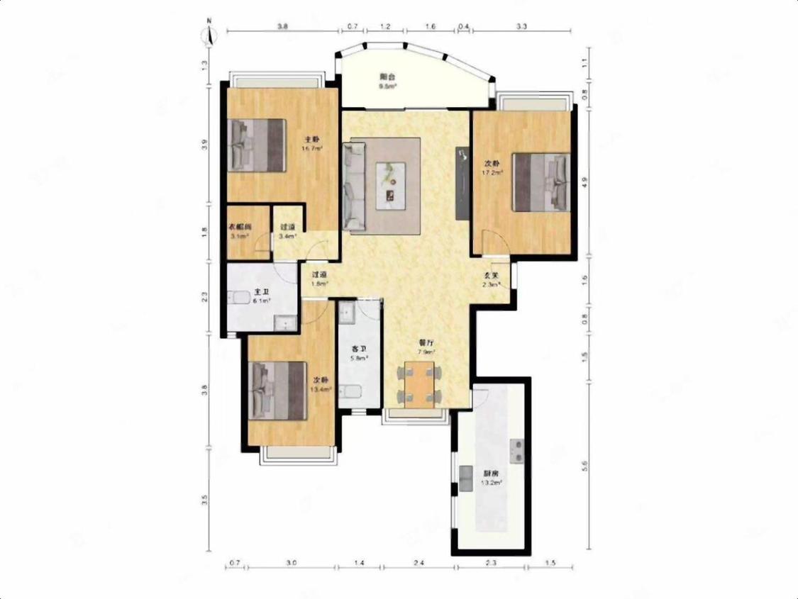 整租·前滩华唐名邸