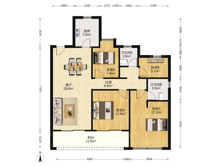 整租·德信大江壹号