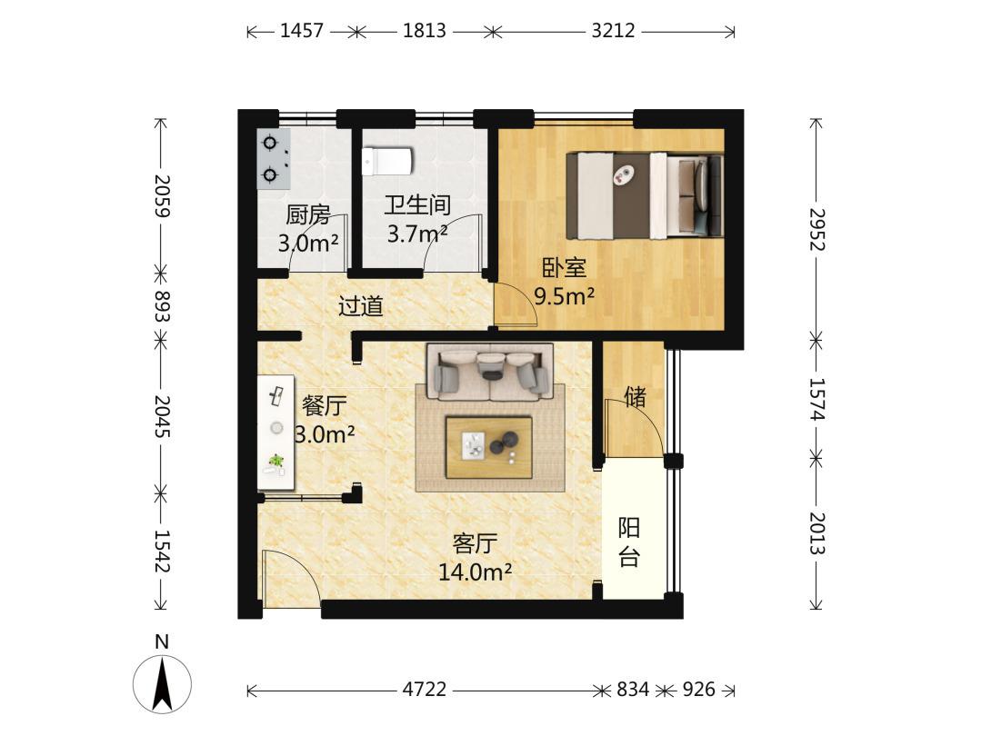 整租·天洋城4代2期