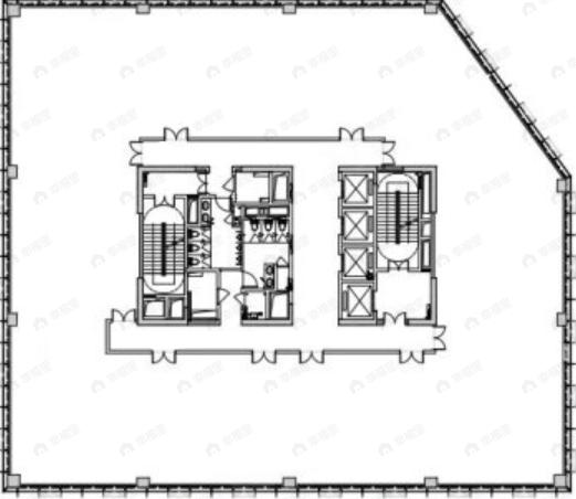 1室1厅建面1200平户型图