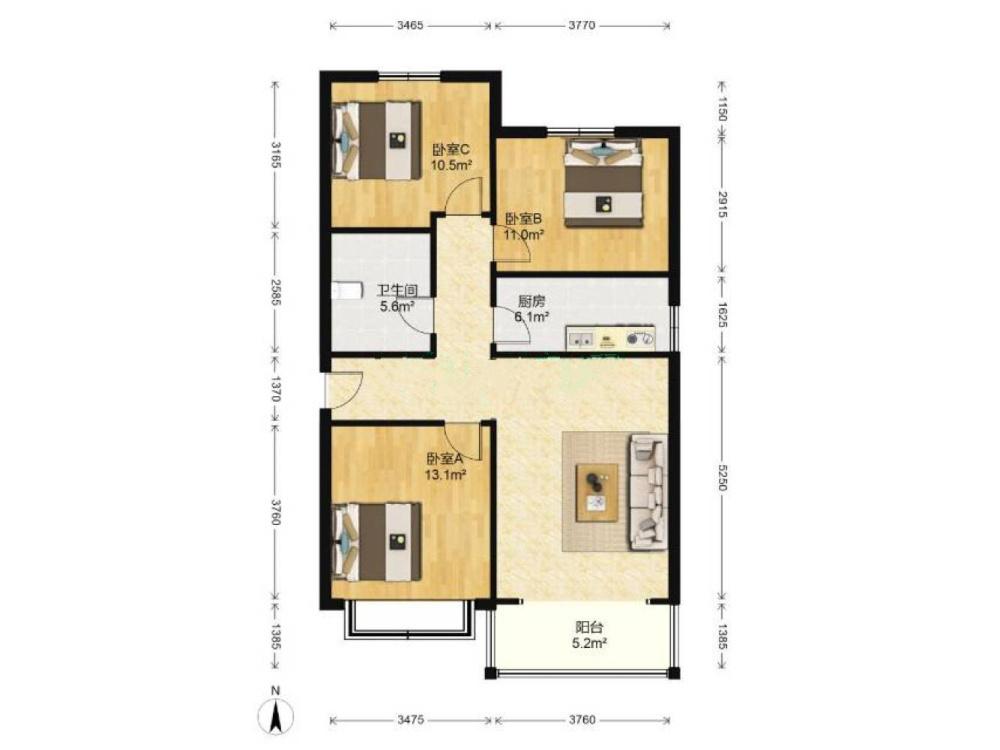 整租·天玺乐城